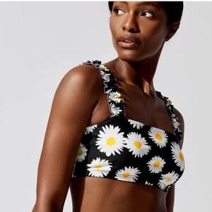 NWOT Year of Ours- Daisy Floral Sports Bra- Size L